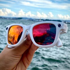 👓 Gafas Inteligentes GS4Max – Audio y cámara integrada (Blancas)